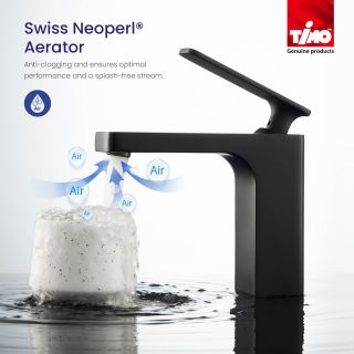 Смеситель для раковины Timo Torne 4361/03F чёрный